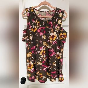 Lane Bryant Cold Shoulder Swing Tee